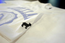 Load image into Gallery viewer, White/Black/Grey Graphic Raglan Tee