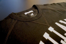 Load image into Gallery viewer, White/Black/Grey Graphic Raglan Tee