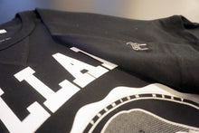 Load image into Gallery viewer, White/Black/Grey Graphic Raglan Tee
