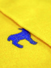 Load image into Gallery viewer, Blue &amp; Yellow Jill Lamm Logo Socks
