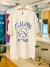 Load image into Gallery viewer, White/Black/Grey Graphic Raglan Tee
