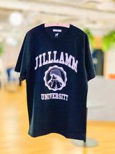 Load image into Gallery viewer, White/Black/Grey Graphic Raglan Tee
