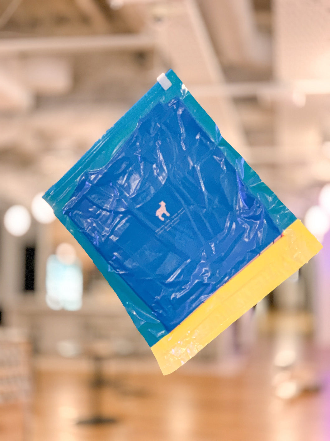 Blue & Yellow Travel Compression Bag—the Lamm Petako